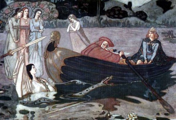 Het aannemen van Excalibur