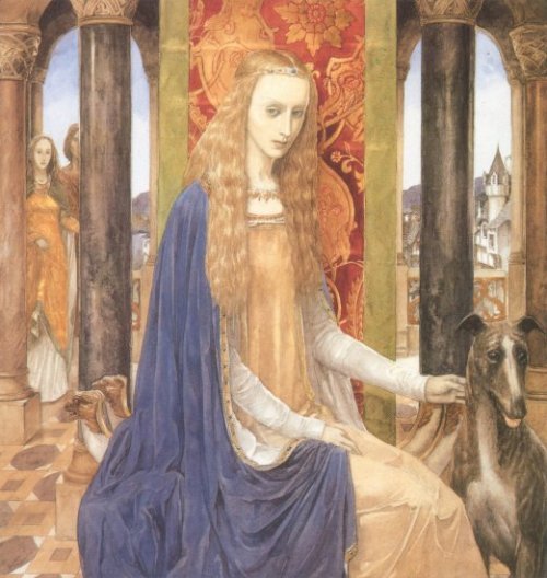 Yvain en de Vrouwe van de Fontein