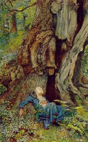 Merlijn Slapend in het Woud