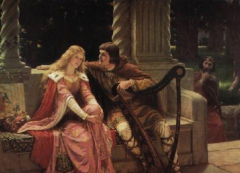Isolde en Tristan de Harpspeler