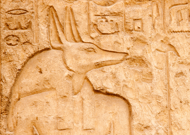 Egyptische god Anubis