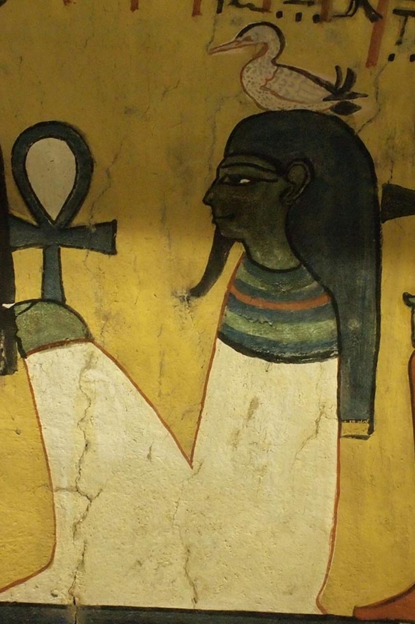 Geb-illustratie op de muur