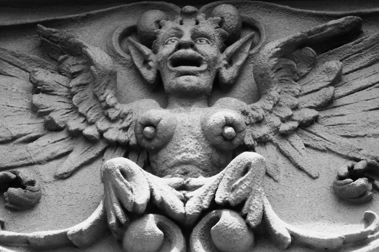 Hades, god van de onderwereld reliëf