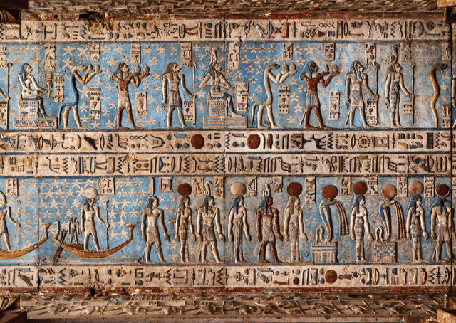 Shu en andere Egyptische goden en godinnen