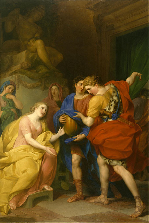 De terugkeer van Orestes door Anton von Maron