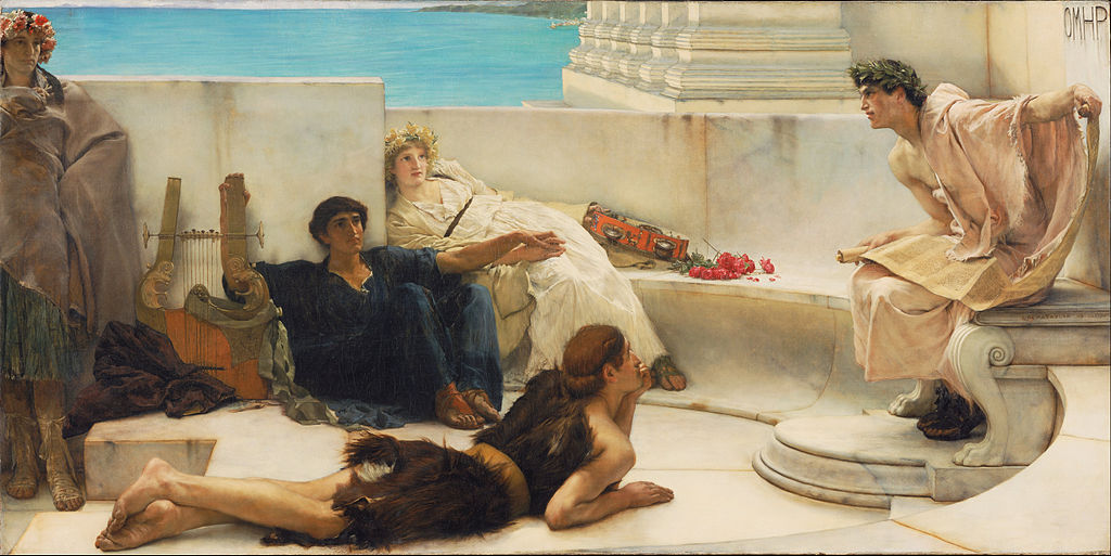 Alma Tadema Reading Homer