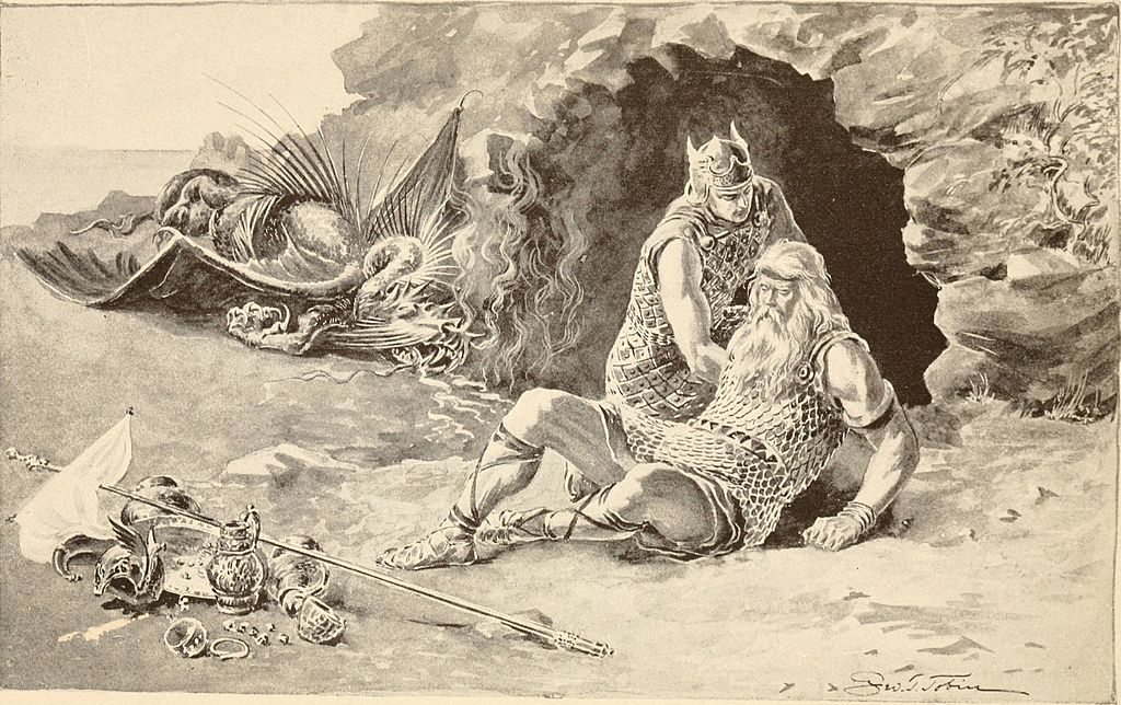Siegfried de held van het Noorden en Beowulf de held van de Angelsaksen