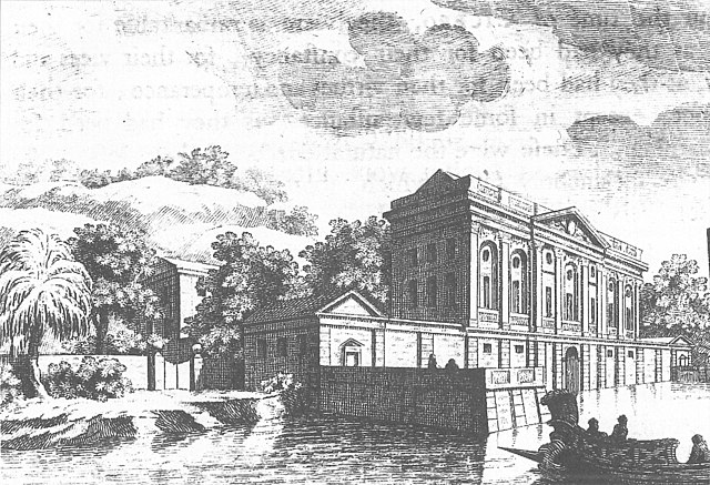 Romeins komediemsozaïek uit de Villa van Plinius de Jongere