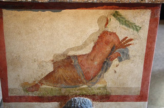 Klassiek schilderij van Ceres, godin van de oogst