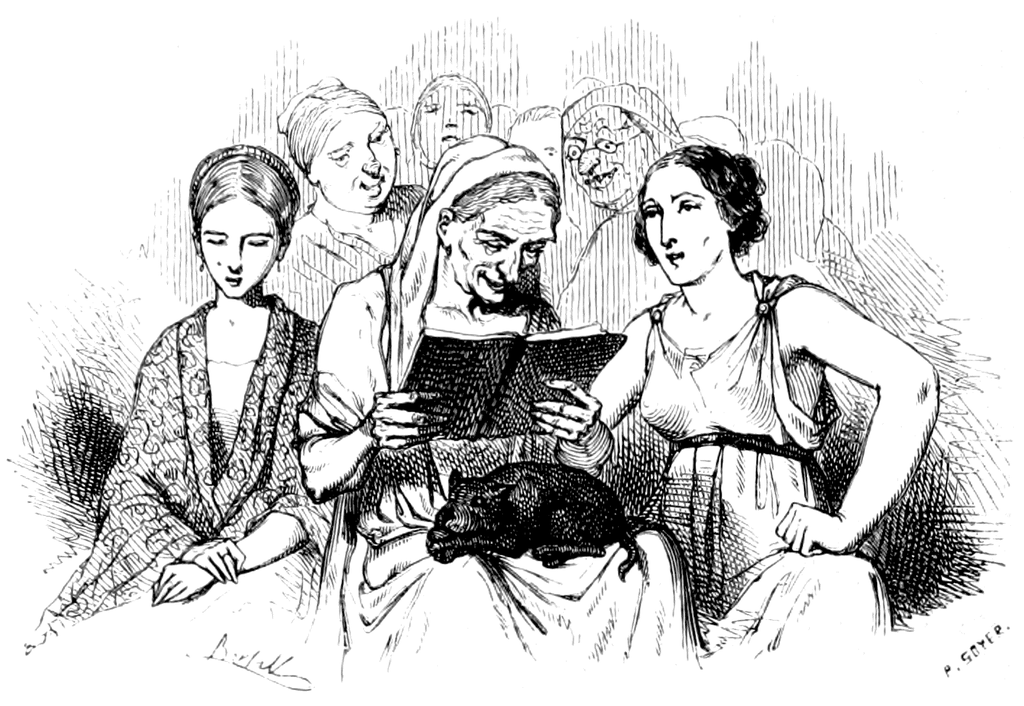 Scène uit Lysistrata, vrouwenkomedie van Aristophanes