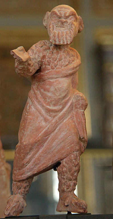 Terracotta figuur uit de periode van de Nieuwe Komedie