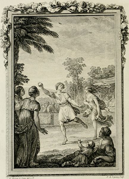 Illustratie geïnspireerd op Ovidius' Amores