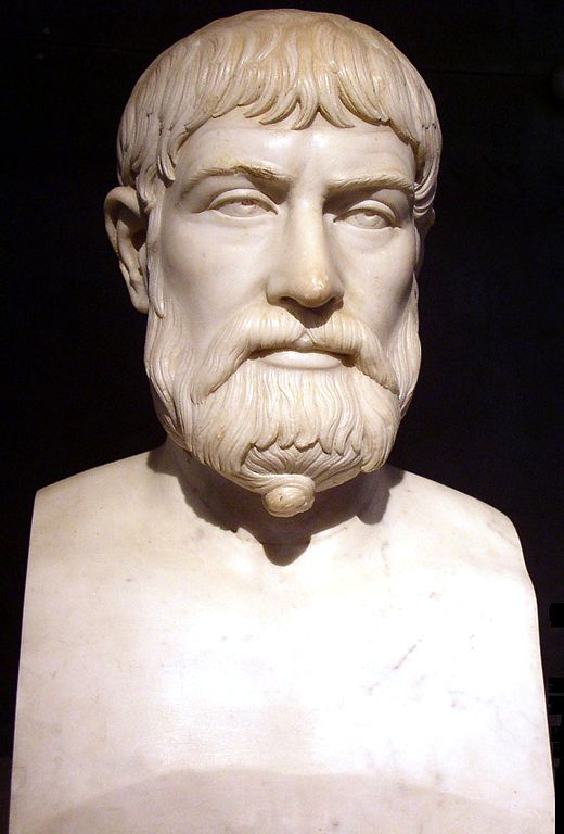Pindar Bust Statue