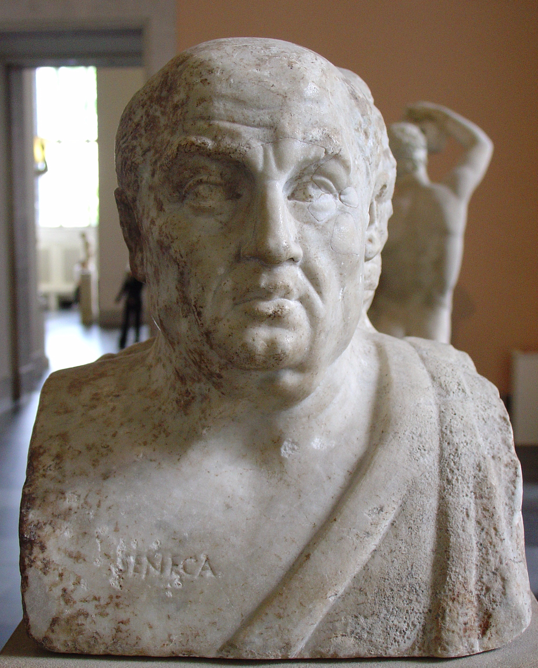 Buste van Seneca de Jongere, Romeins filosoof en stoicijn