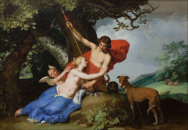 Venus en Adonis, schilderij