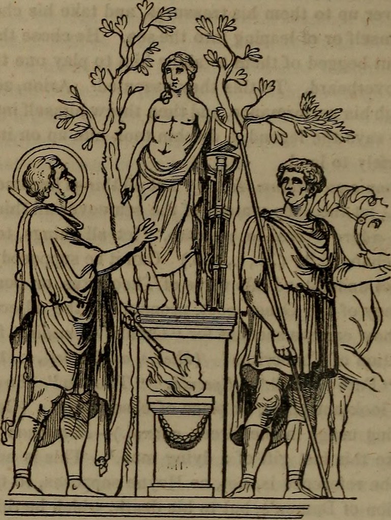 Bijenteeltscene gerelateerd aan Vergilius' Georgica