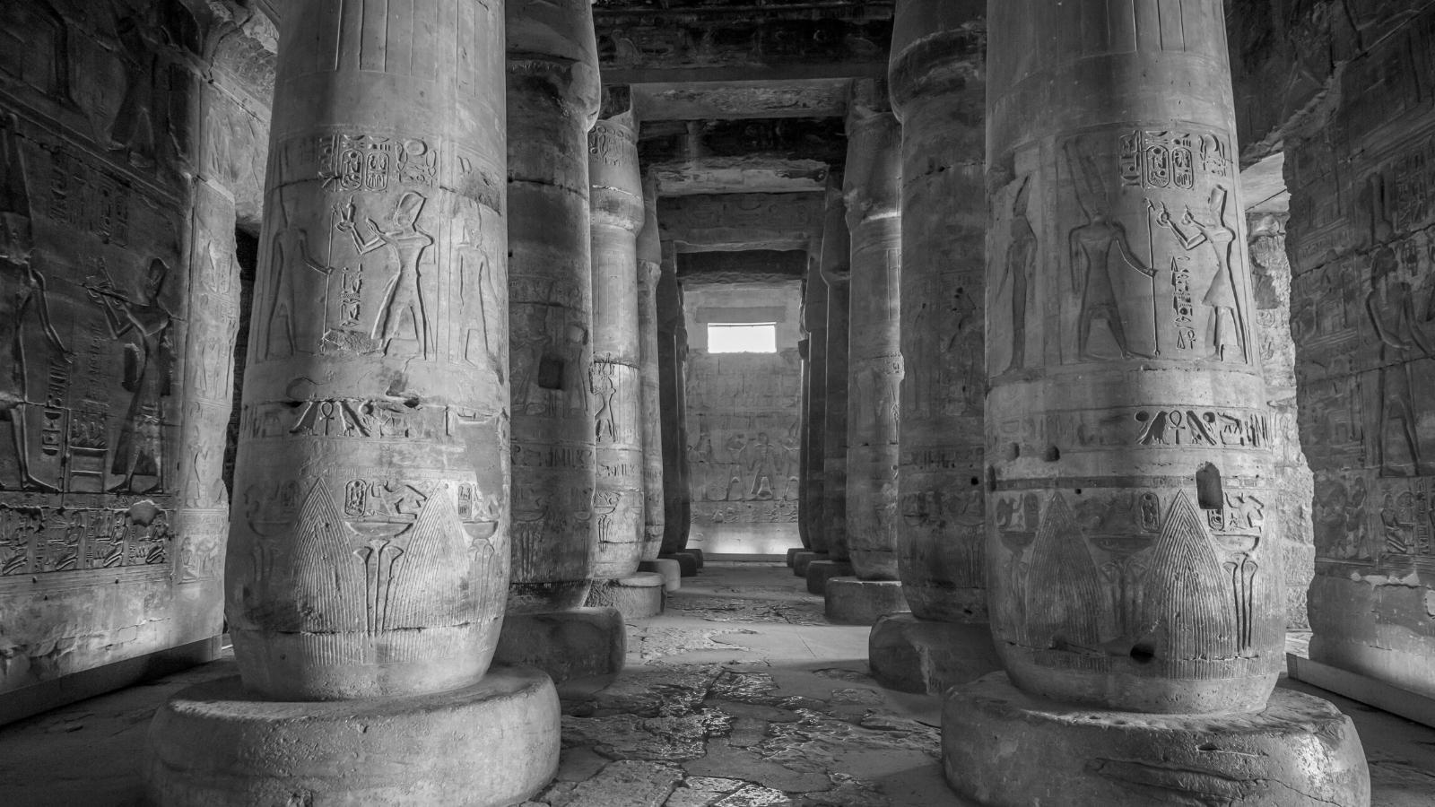 Abydos tempel in Egypte