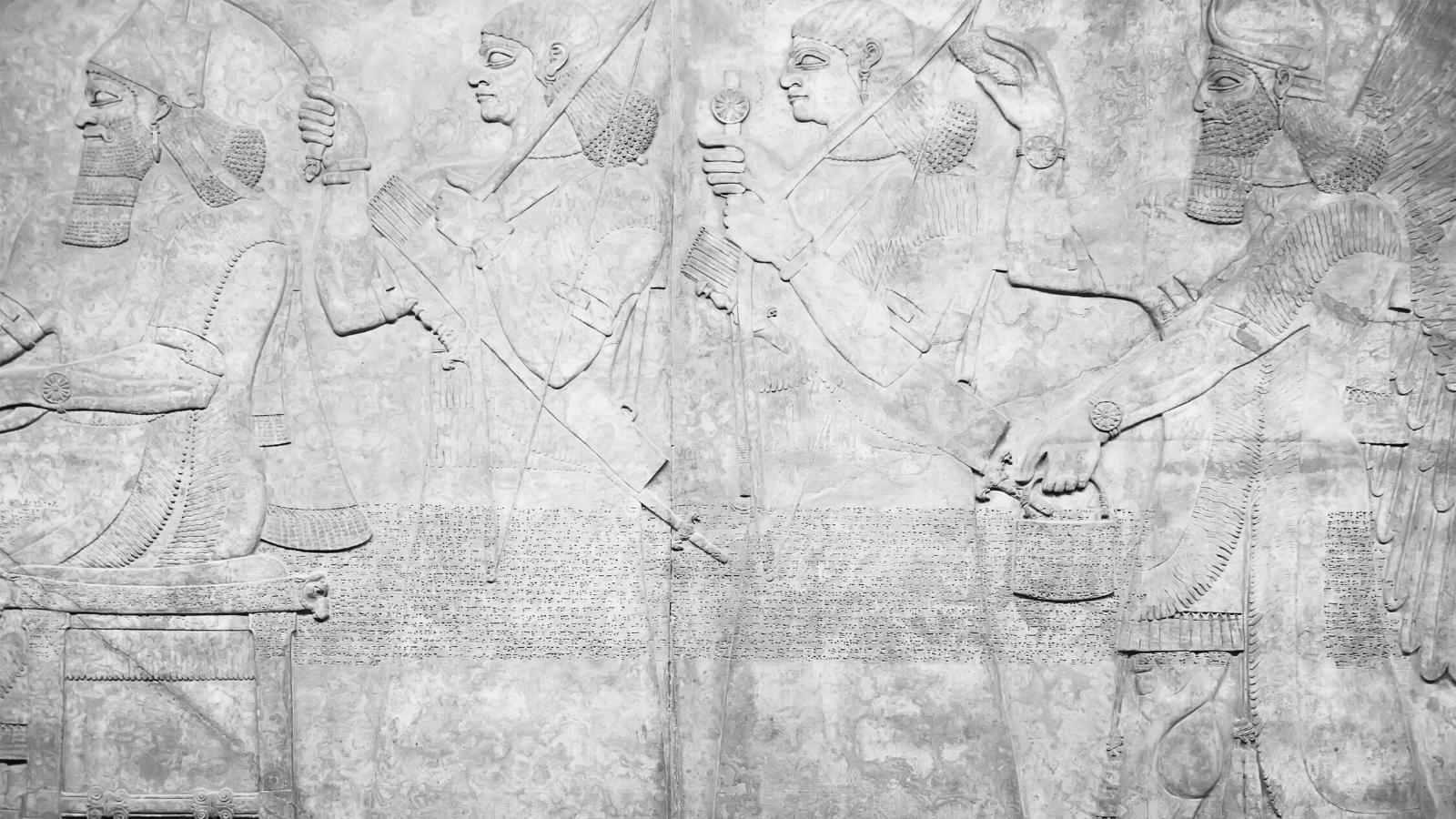 Oude Sumerische burgers