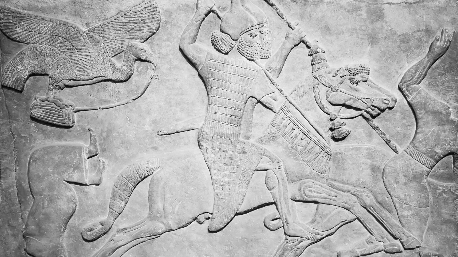 Oude Sumerische krijger