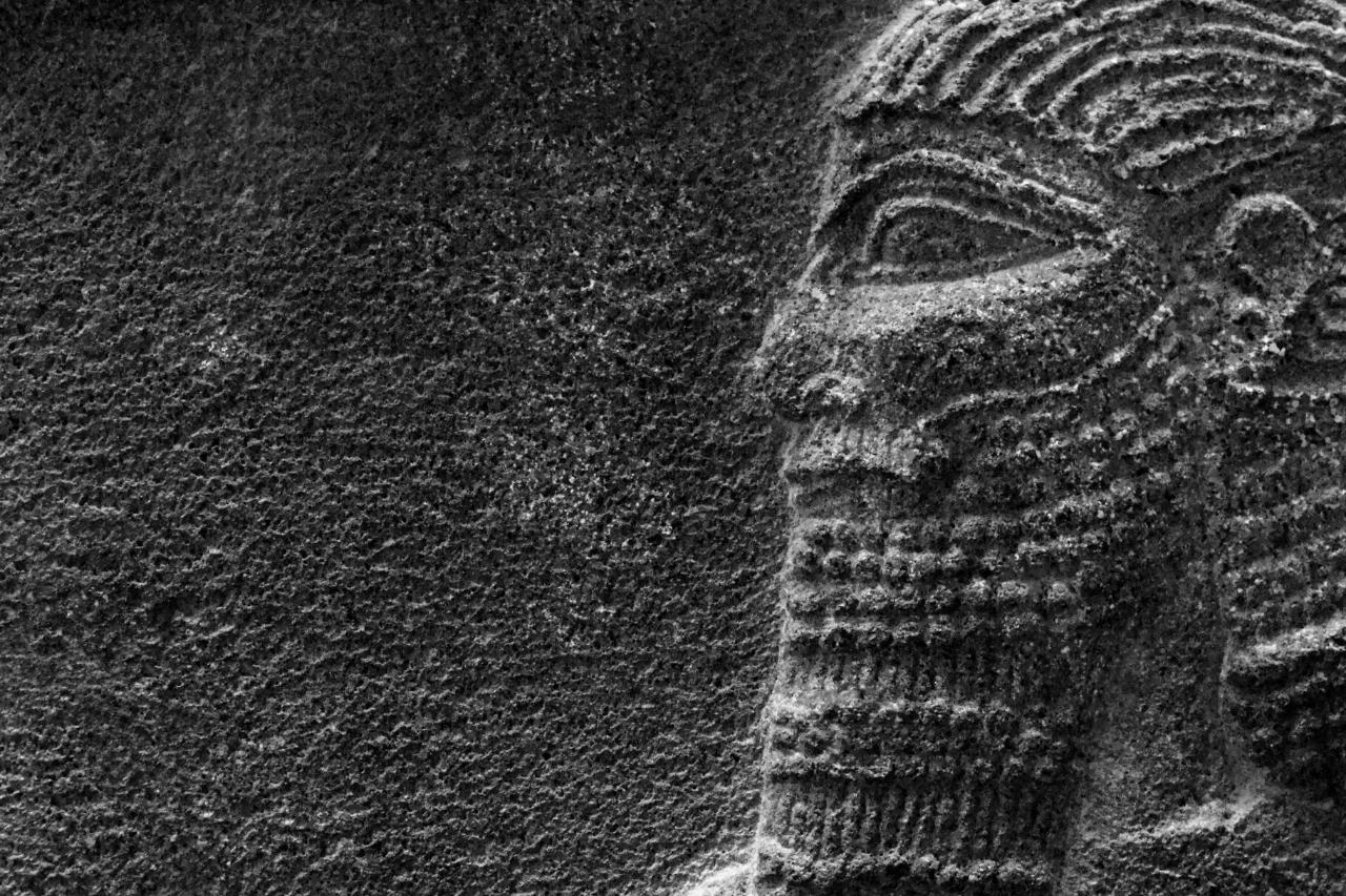 Assyrische man in de oudheid