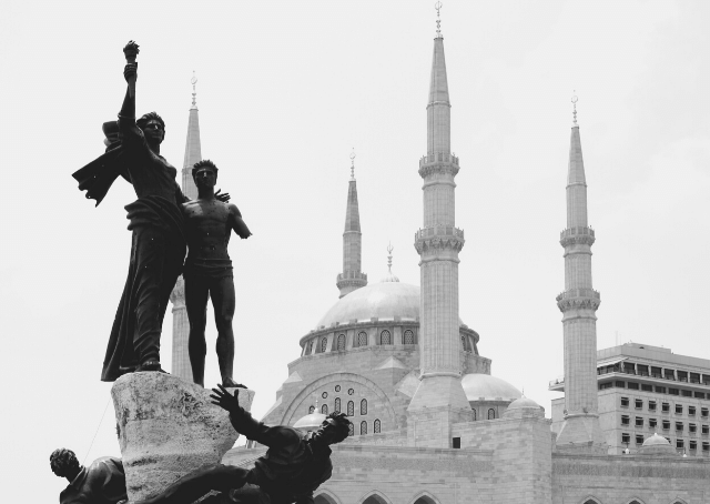 Beiroet, de hoofdstad van Libanon