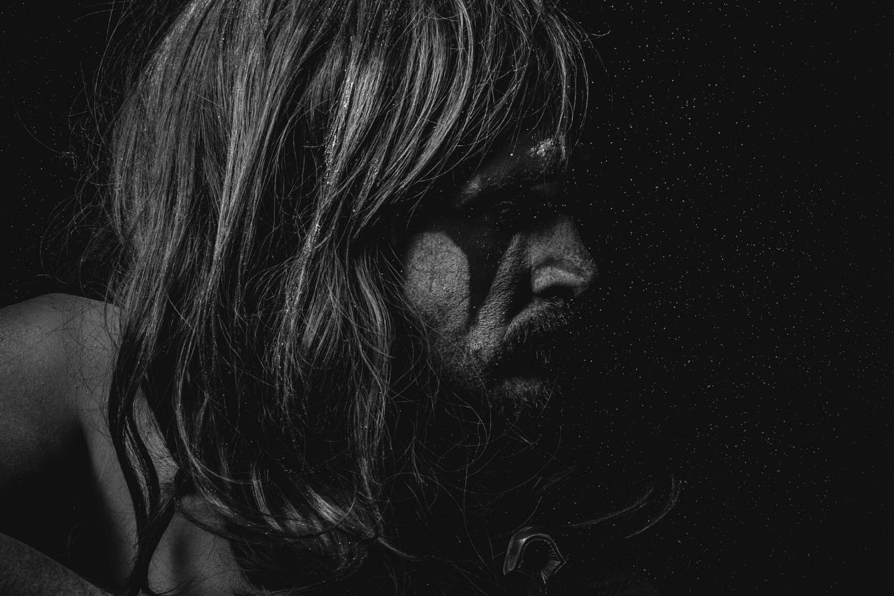 Keltische huiddecoratie oorlogsverf