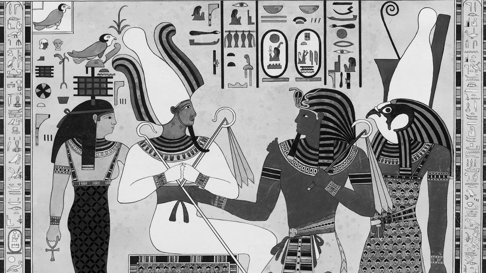 Kenmerken van de Egyptische kunst en de doelen die zij dienden