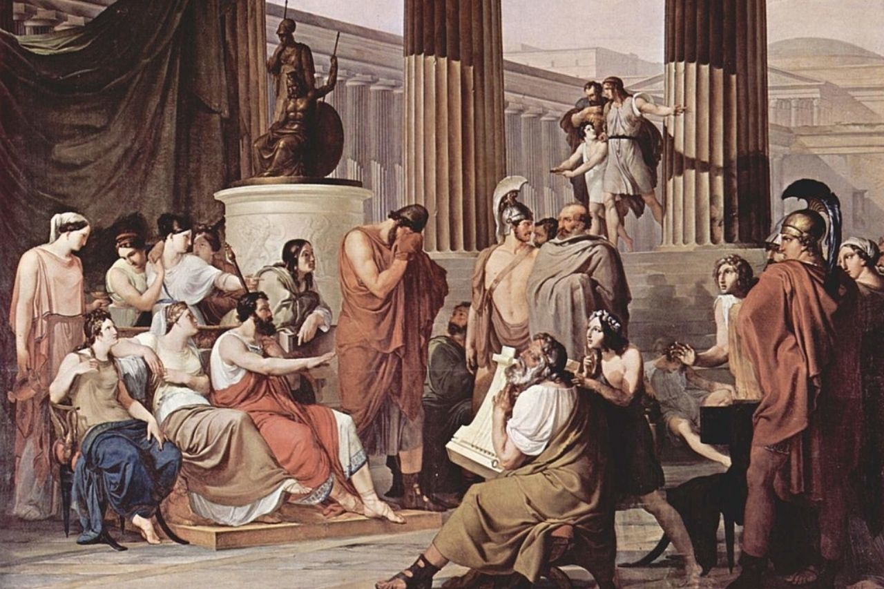 Eurymachus en de vrijers