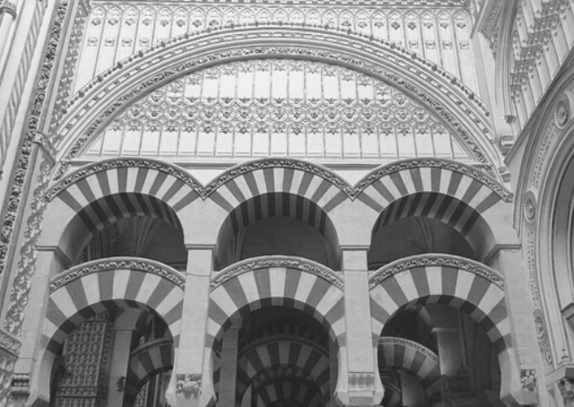 Exterieur van de Grote Moskee van Cordoba