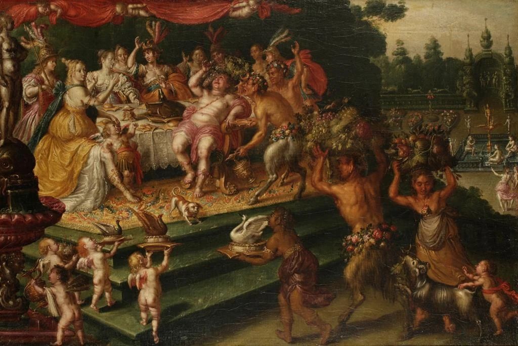 Het huwelijk van Peleus en Thetis - schilderij uit de Griekse mythologie