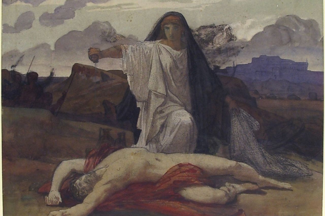 Antigone gaat in tegen Creon