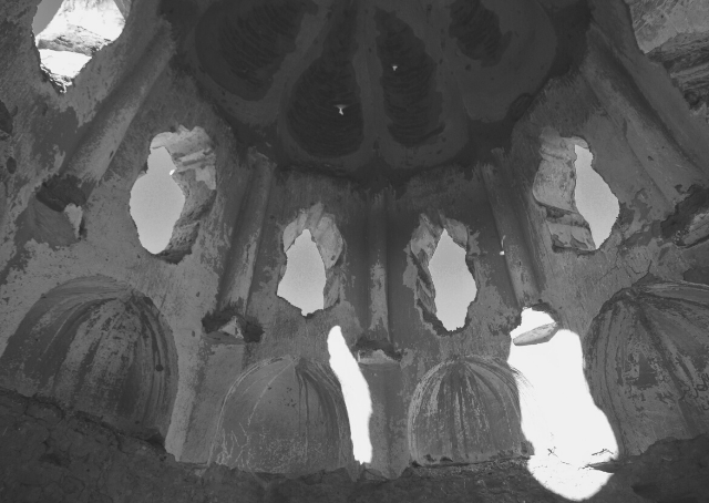 Binnenkant van een begraafplaats die teruggaat tot de Fatimidische dynastie