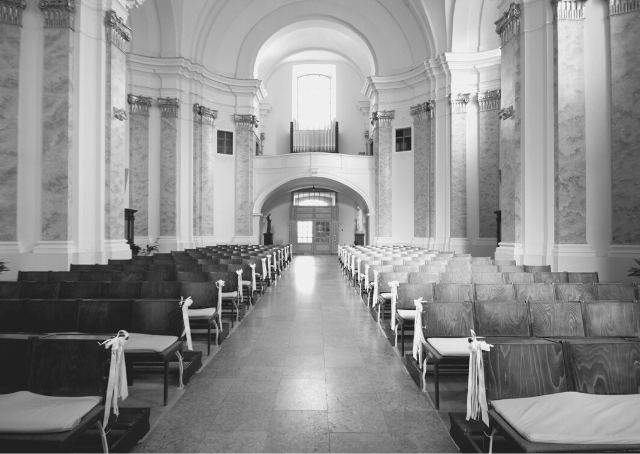 Interieur van een Chaldeeuwse kerk in Bagdad