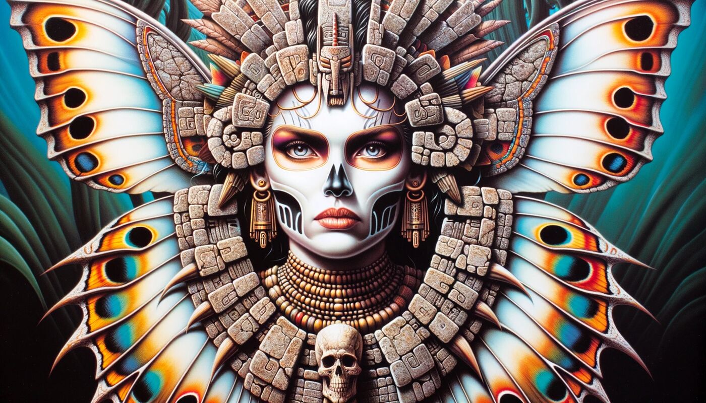 Itzpapalotl-vlindergodin: De gevallen godin van de Azteekse mythologie