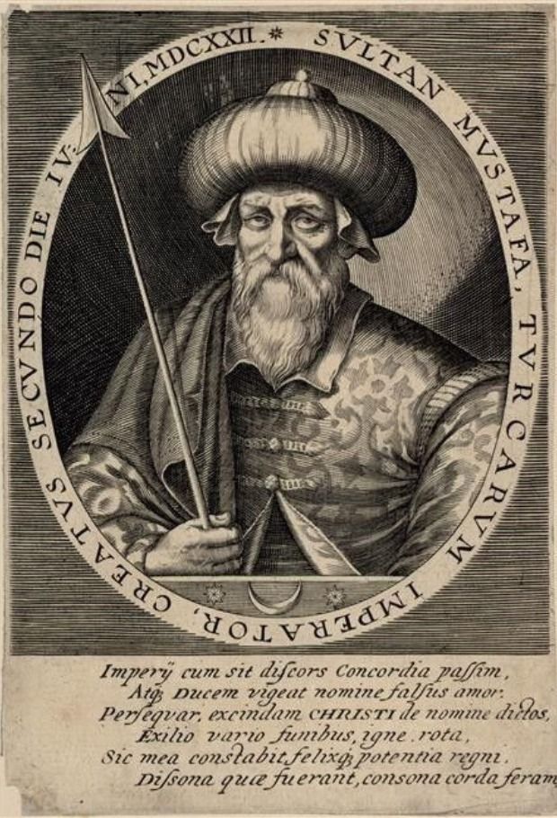 Portret van een sultan, waarschijnlijk Mustafa I