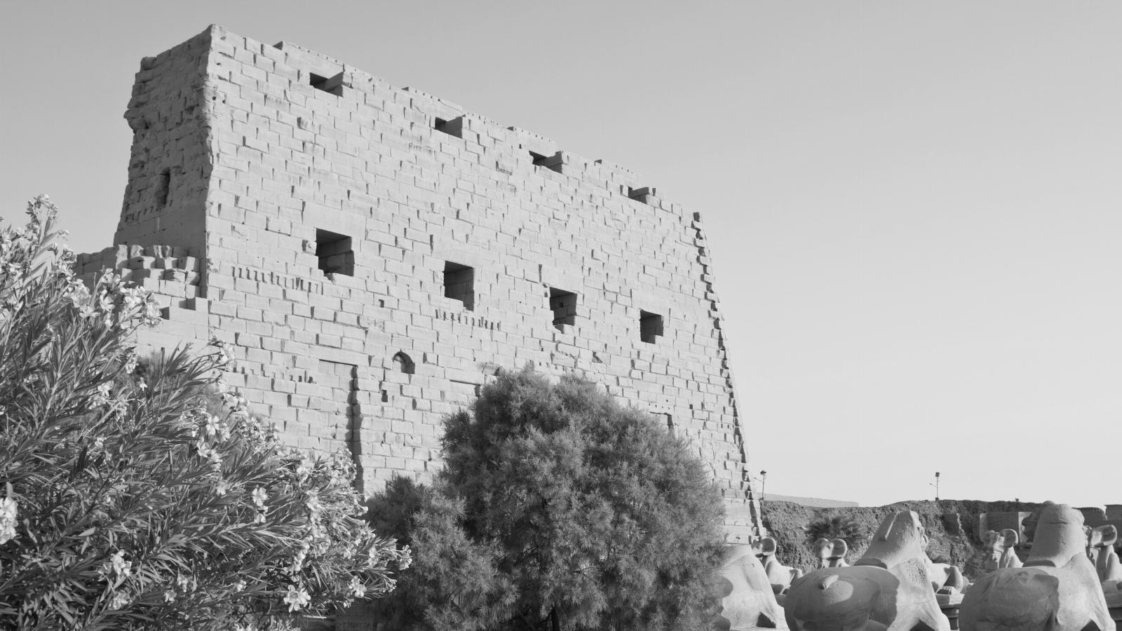 Pylon van de Karnak-tempel