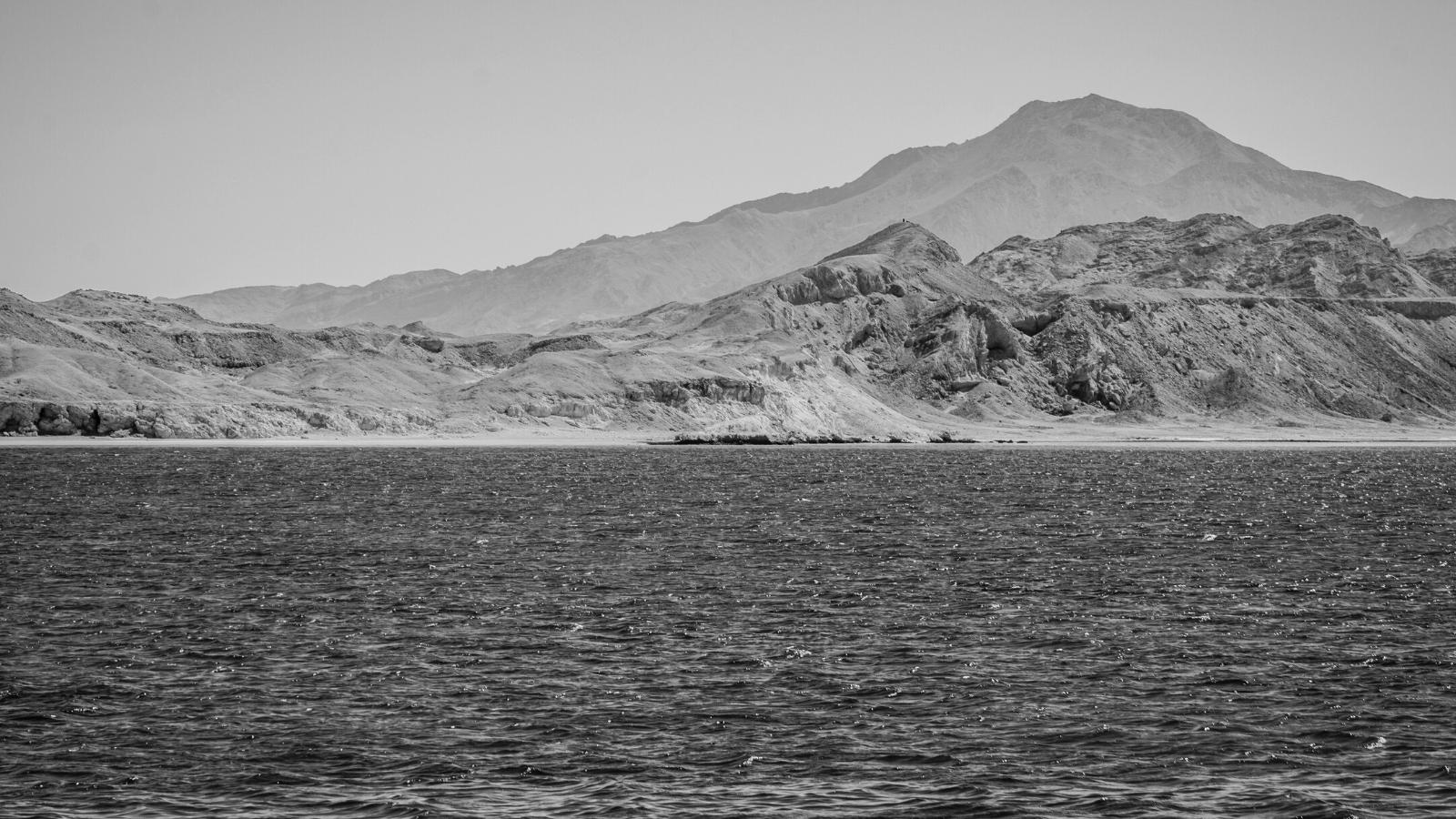 Kust van de Rode Zee in Egypte