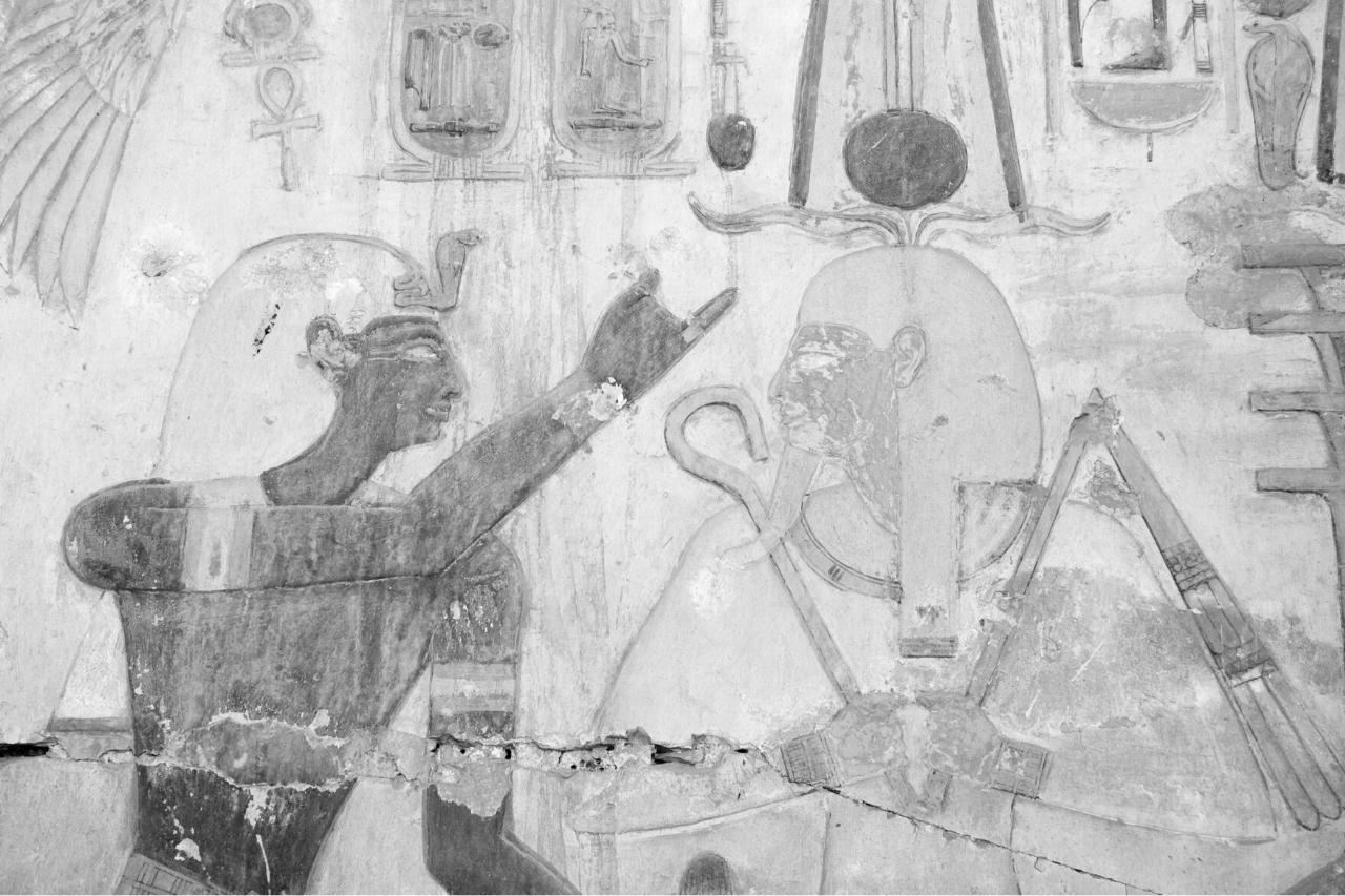 Seti I muurschildering