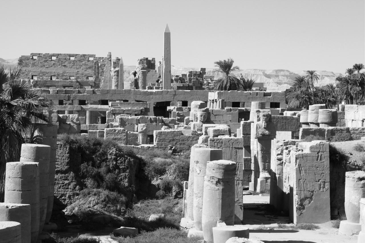 Tempel van Amon in Karnak door farao Ahmose I