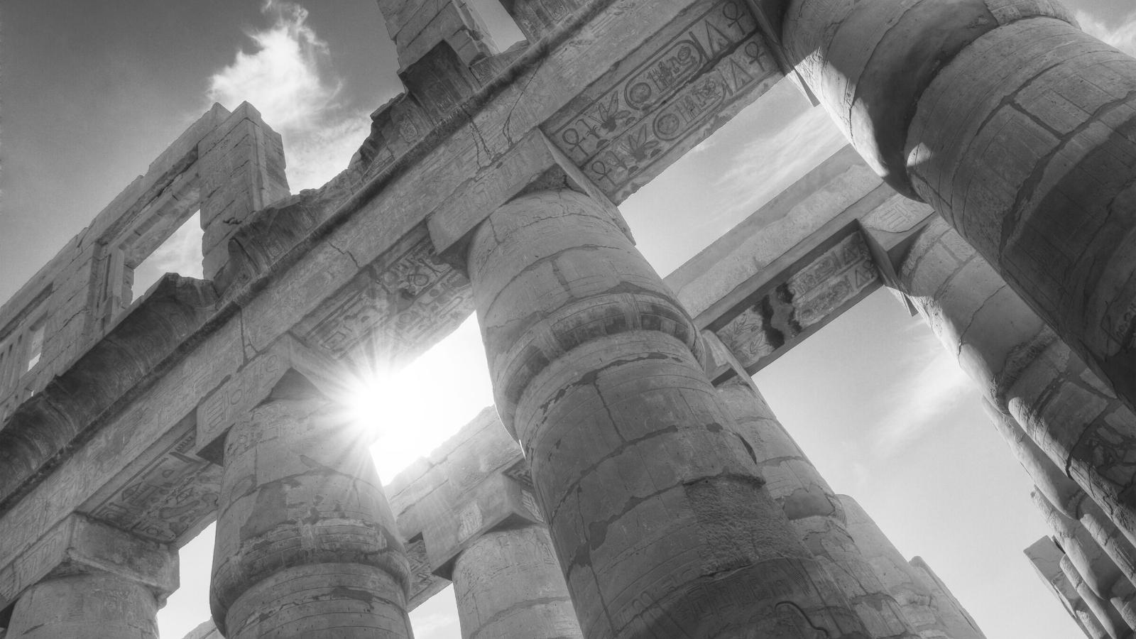 Tempel van Karnak in het oude Thebe, Egypte