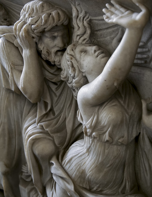 Creon en zijn stervende dochter Creusa