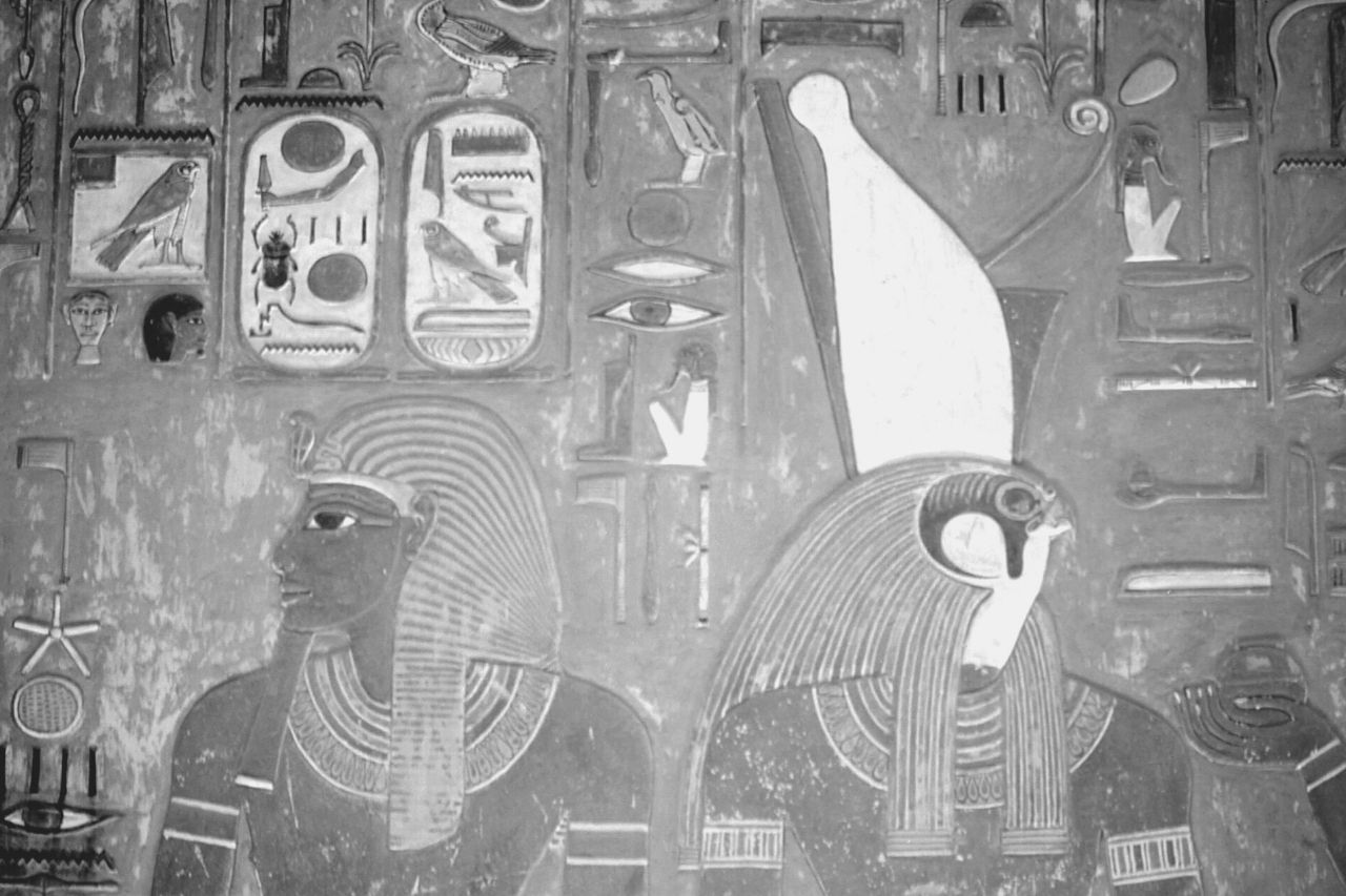 Graf van Horemheb, de laatste koning van de 18e dynastie van het oude Egypte